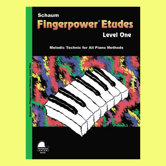 Schaum Fingerpower - Etudes Level 1 Piano Book