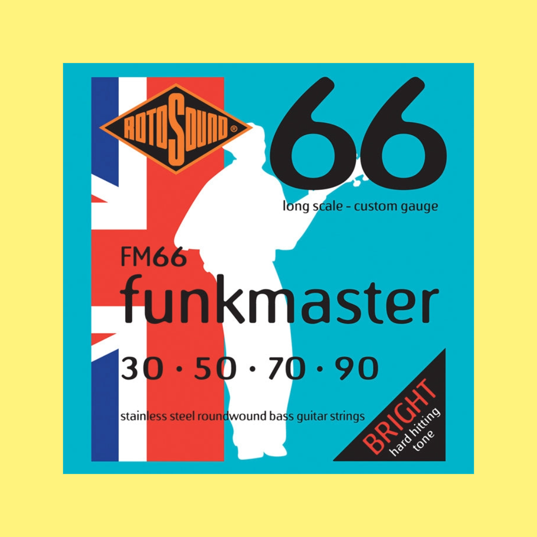 Rotosound FM66 Funkmaster Electric Bass Strings Set- 30-90