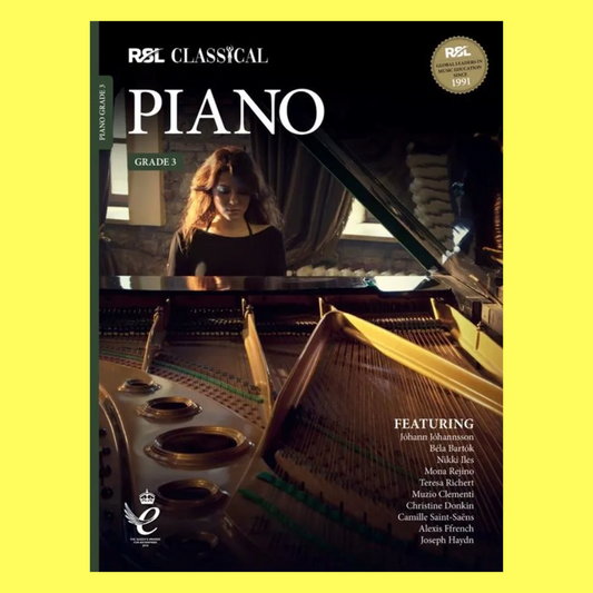 Rockschool Classical Piano Grade 3 Book (2021+)