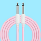 Kirlin Instrument Cable Rose Pink  - 10ft (3 Metre)