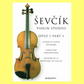 Sevcik Violin Studies Op 1 Part 1 Book (New Edition)