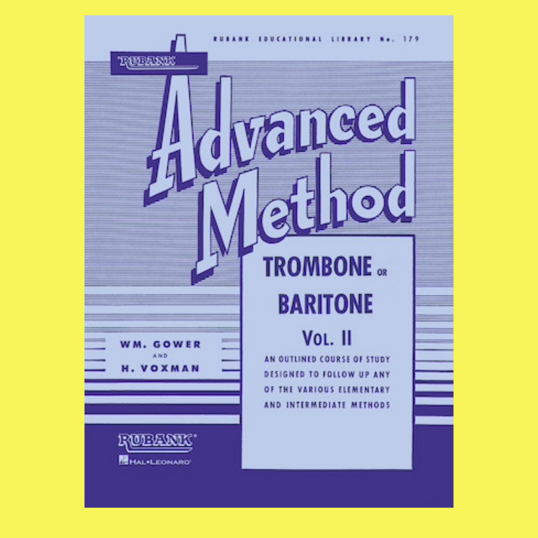 Rubank Advanced Method Trombone Volume 2 Book