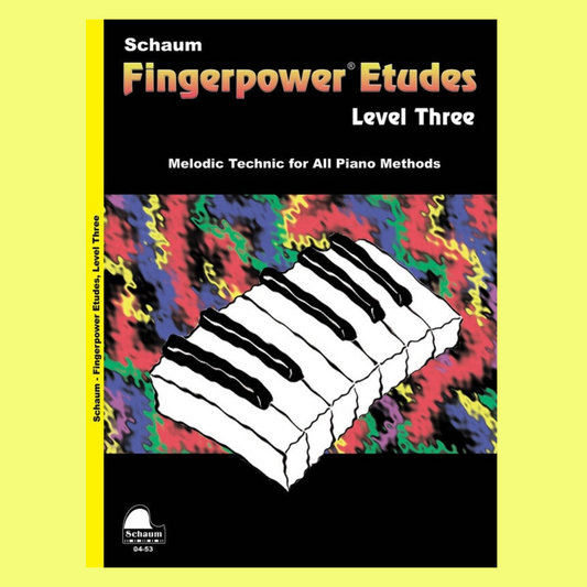 Schaum Fingerpower - Etudes Level 3 Piano Book