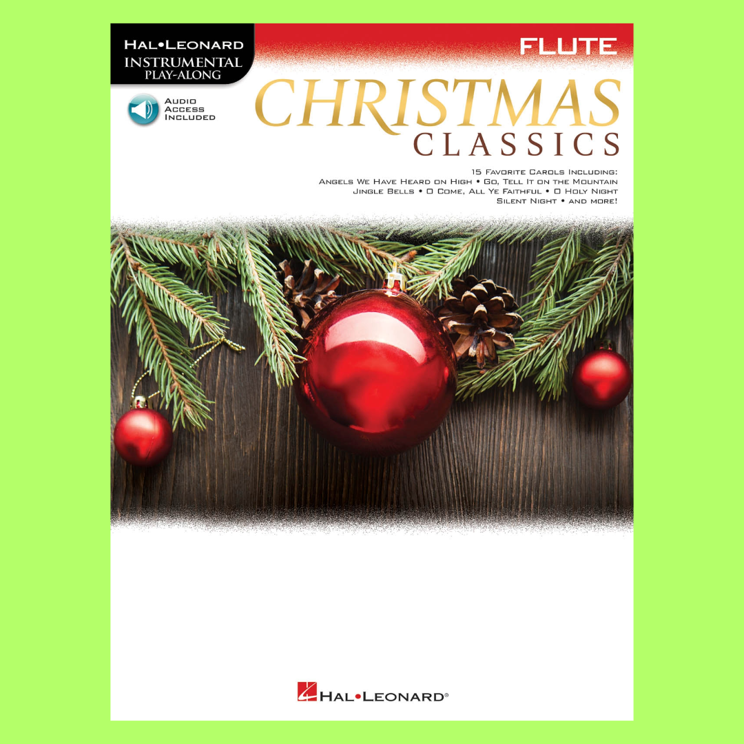 Christmas Classics Flute Play Along Book/Ola