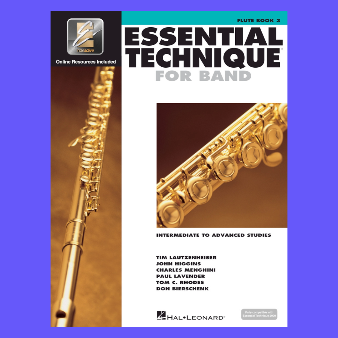 Essential Technique For Band - Book 3 Flute (Book/ EEi Media)