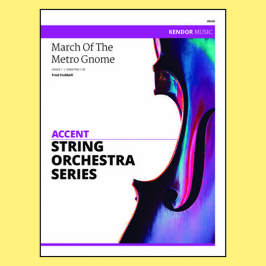 March Of The Metro Gnome String Orchestra Level 1 Score/Parts