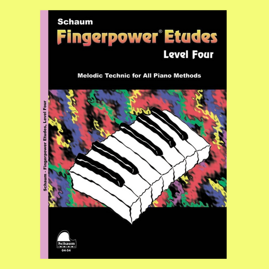 Schaum Fingerpower - Etudes Level 4 Piano Book