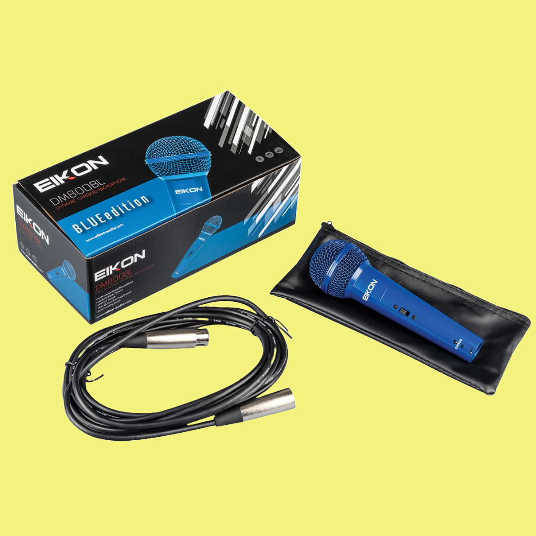 Eikon - Blue Vocal Dynamic Microphone with XLR Cable (Arriving Early October)