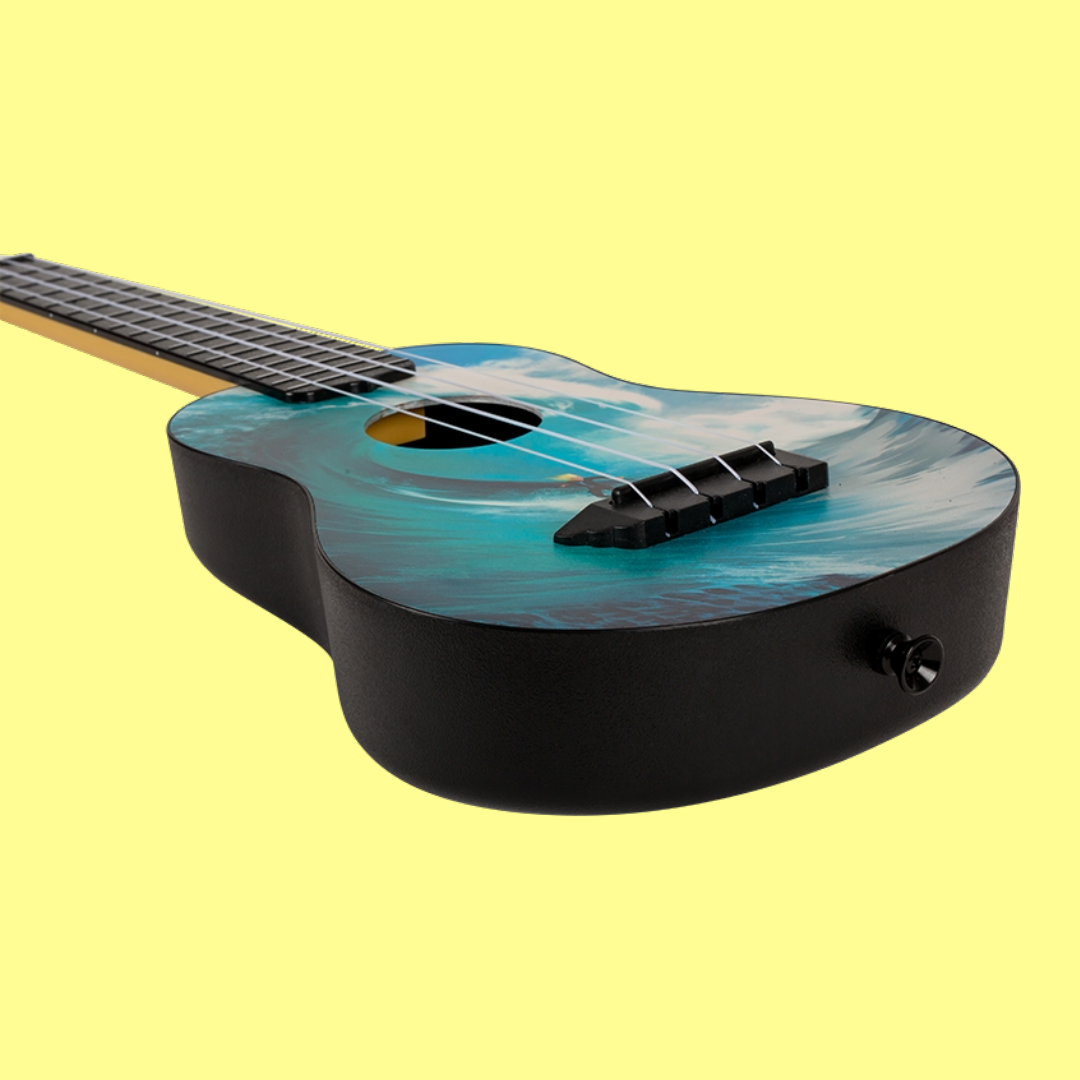 Flight TUSL25 Surf Travel Concert Scale Soprano Ukulele with Travel Bag