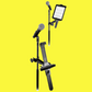 Manhasset Universal Tablet Holder & Mic Stand Mount - Black