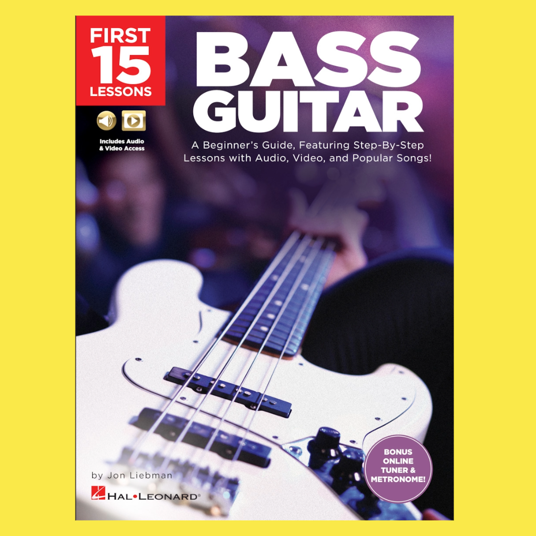 First 15 Lessons - Bass Guitar (Book/Olm)