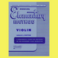 Rubank Elementary Method - Violin Book