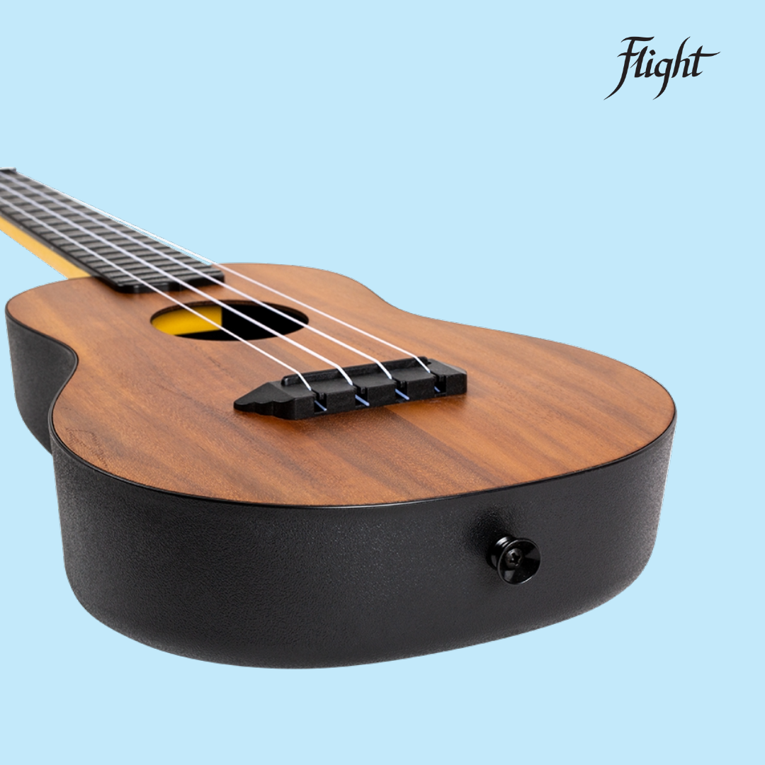 Flight TUC-55 Acacia Travel Concert Ukulele with Gig Bag