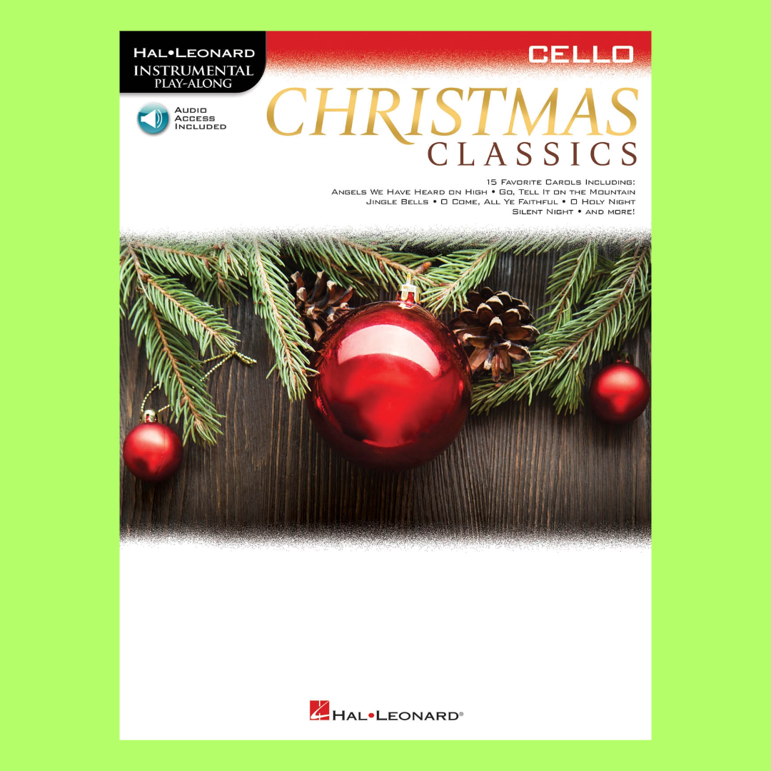 Christmas Classics Cello Play Along Book/Ola