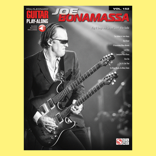 Joe Bonamassa Guitar Play Along Volume 152 Book/Ola