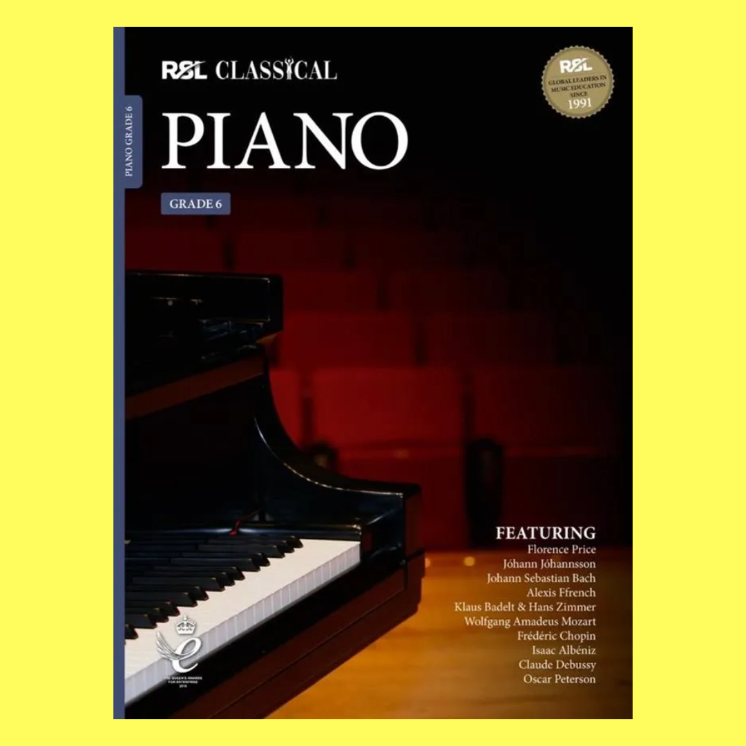 Rockschool Classical Piano Grade 6 Book (2021+)