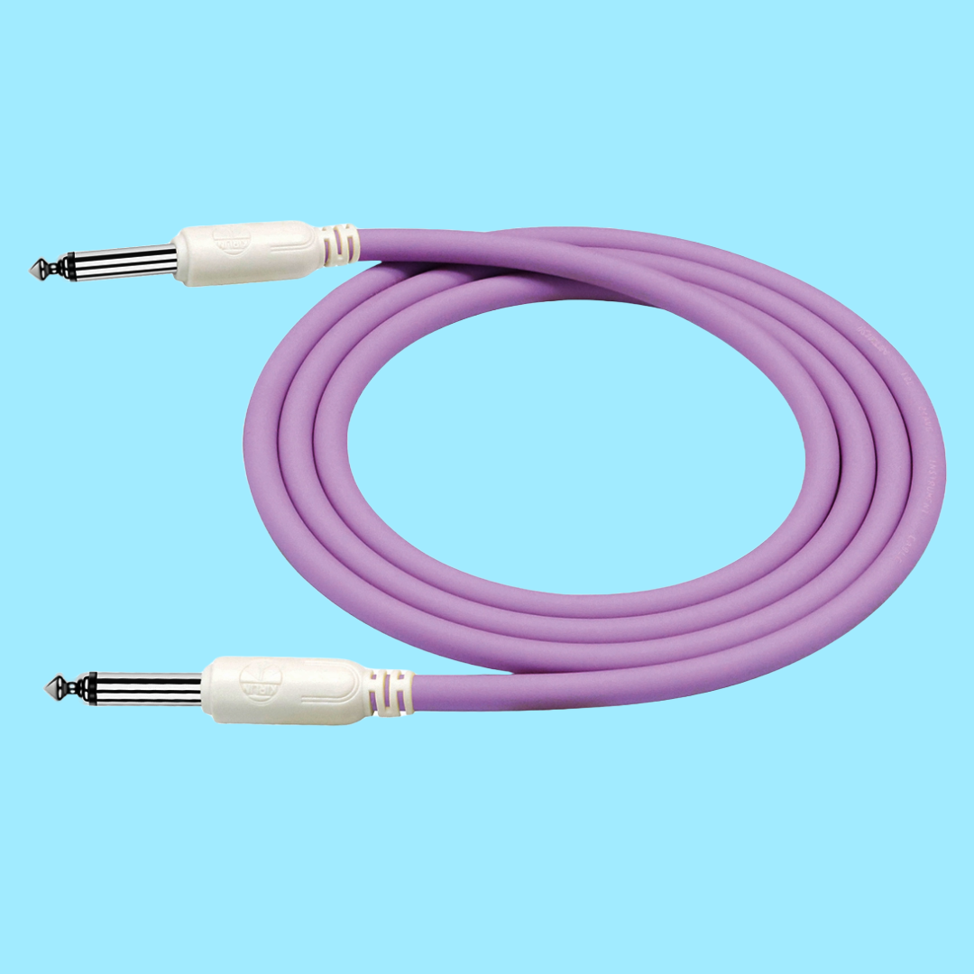 Kirlin Instrument Cable Lilac Purple - 10ft (3 Metre)