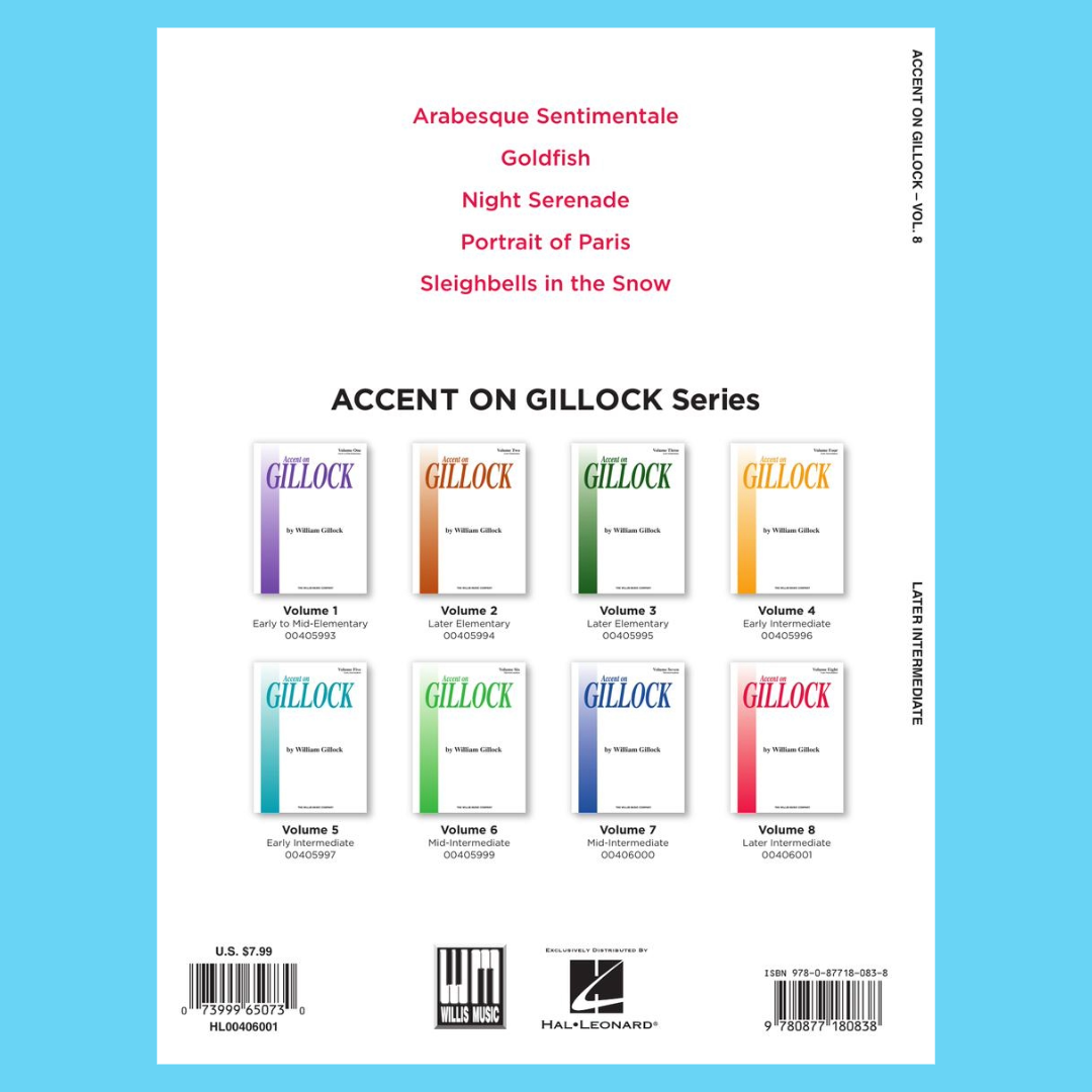 Accent on Gillock - Piano Volume 8 Book