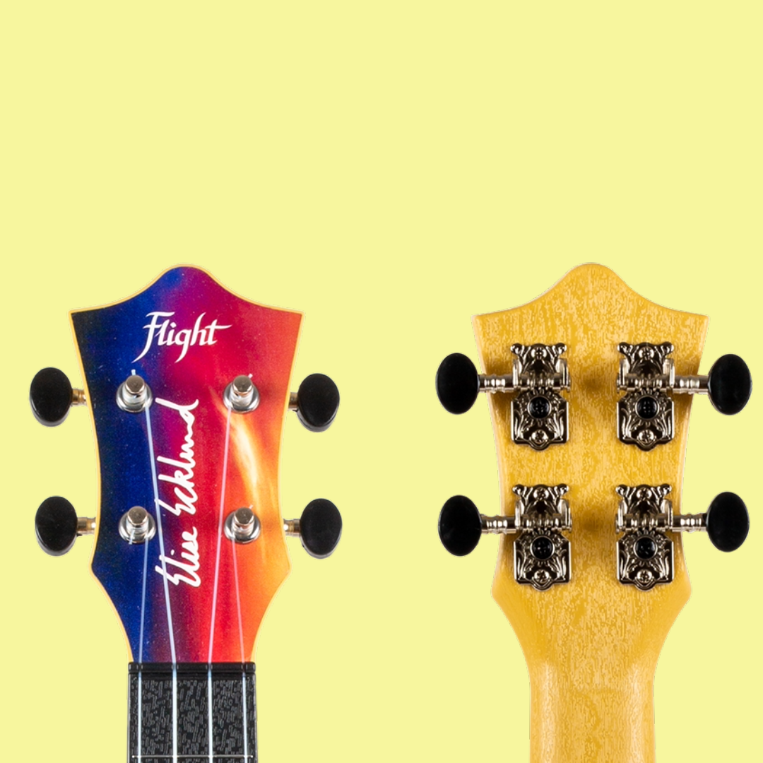 Flight TUC-EE Sunset Print Travel Concert Ukulele with Gig Bag