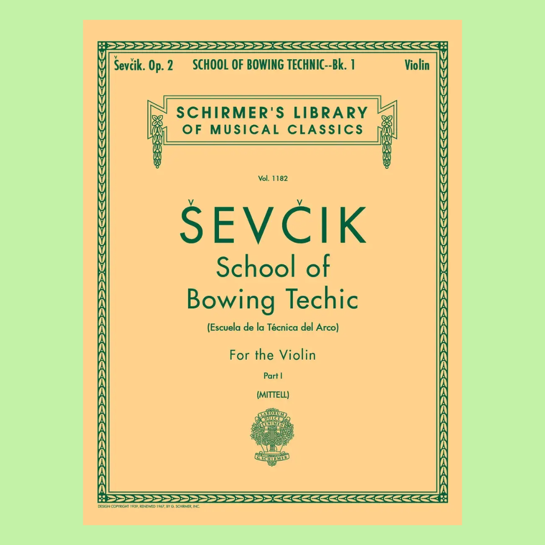 Sevcik - School Of Bowing Technic Op 2 Part 1 Violin Book