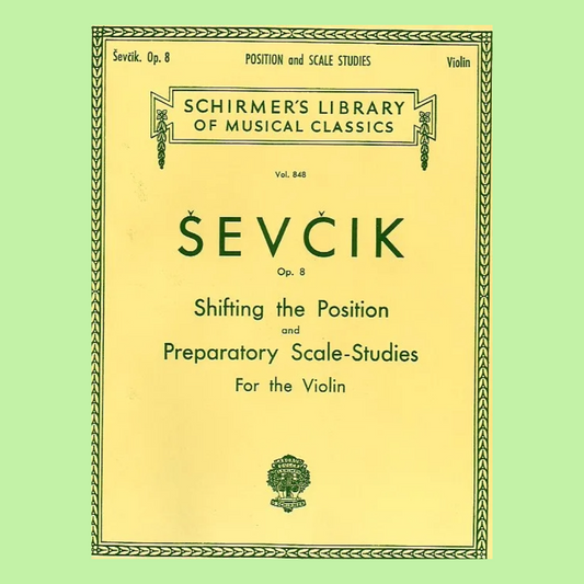 Sevcik - Shifting Preparatory Studies Op 8 Violin Book