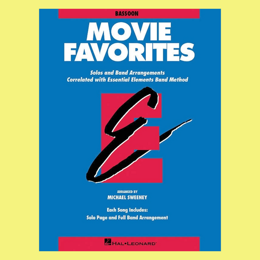 Essential Elements Movie Favorites -Bassoon Book