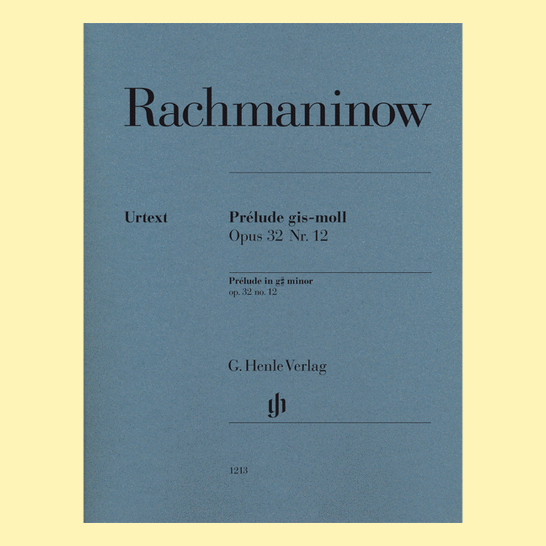 Rachmaninoff - Prelude G Sharp Minor Op 32 No 12 Piano Sheet Music