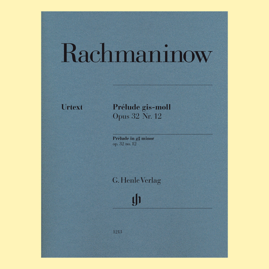 Rachmaninoff - Prelude G Sharp Minor Op 32 No 12 Piano Sheet Music