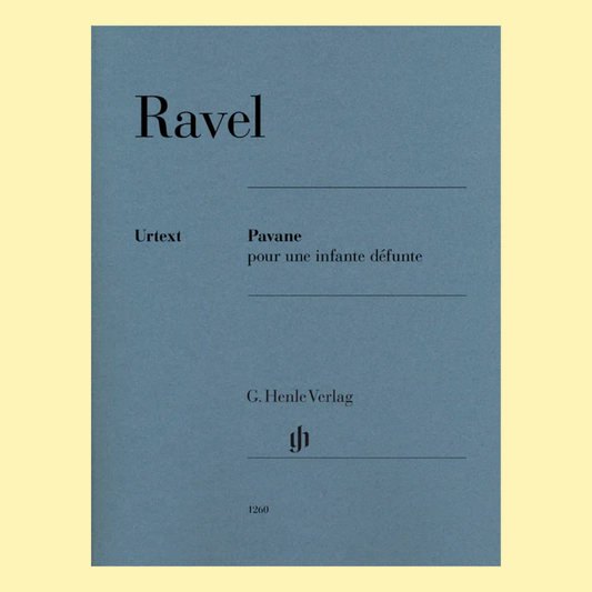 Ravel - Pavane Pour Une Infante Defunte Piano Sheet Music