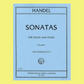 Handel - 6 Sonatas Book 1 for Violin with Piano Accompaniment