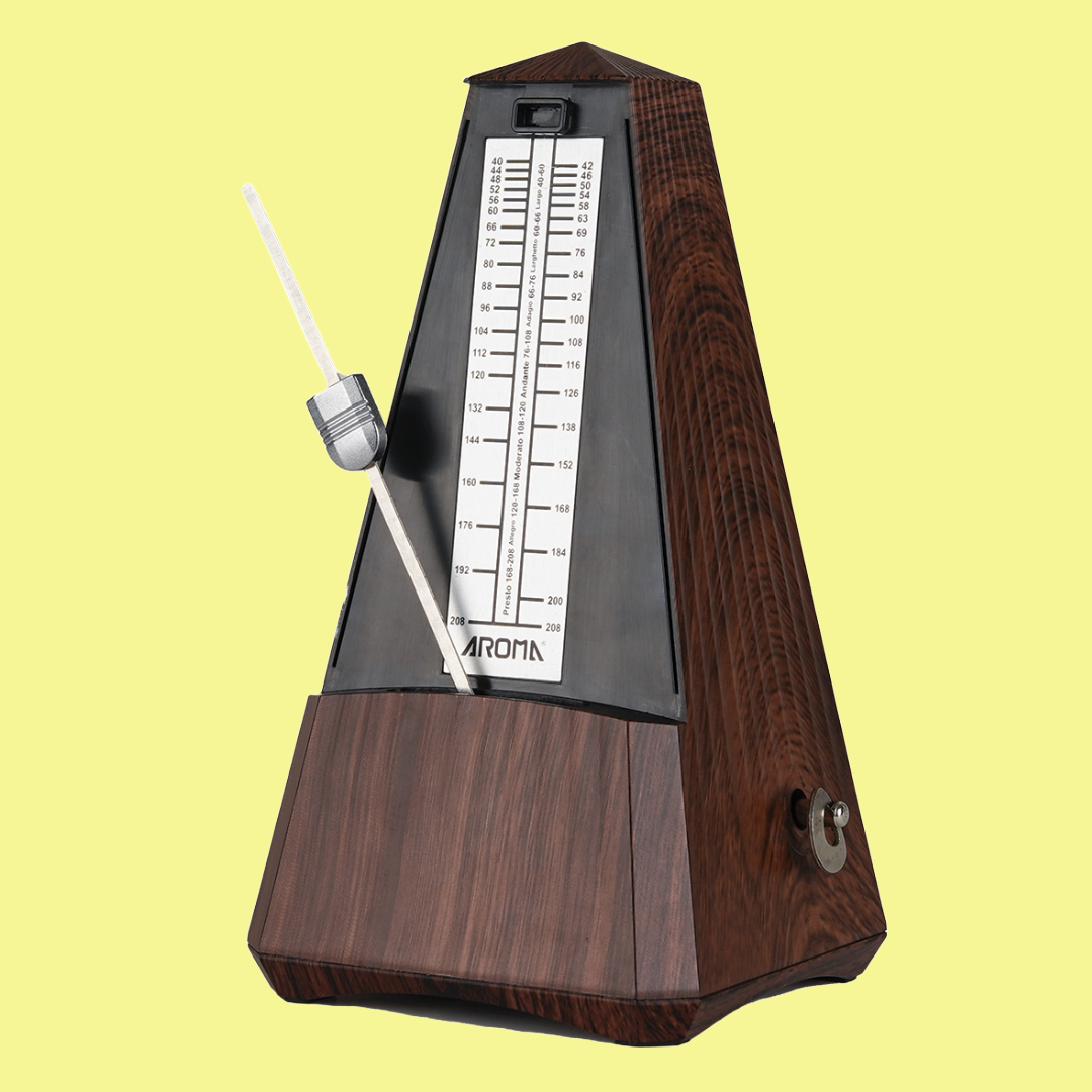 Aroma AM-711 Wood-look Mechanical Metronome