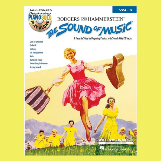 Sound Of Music - Beginner Piano Play Along Book and Cd Volume 3