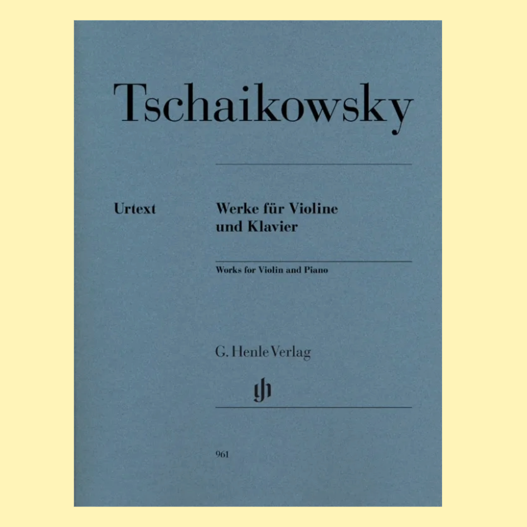 Tchaikovsky - Works For Violin Book