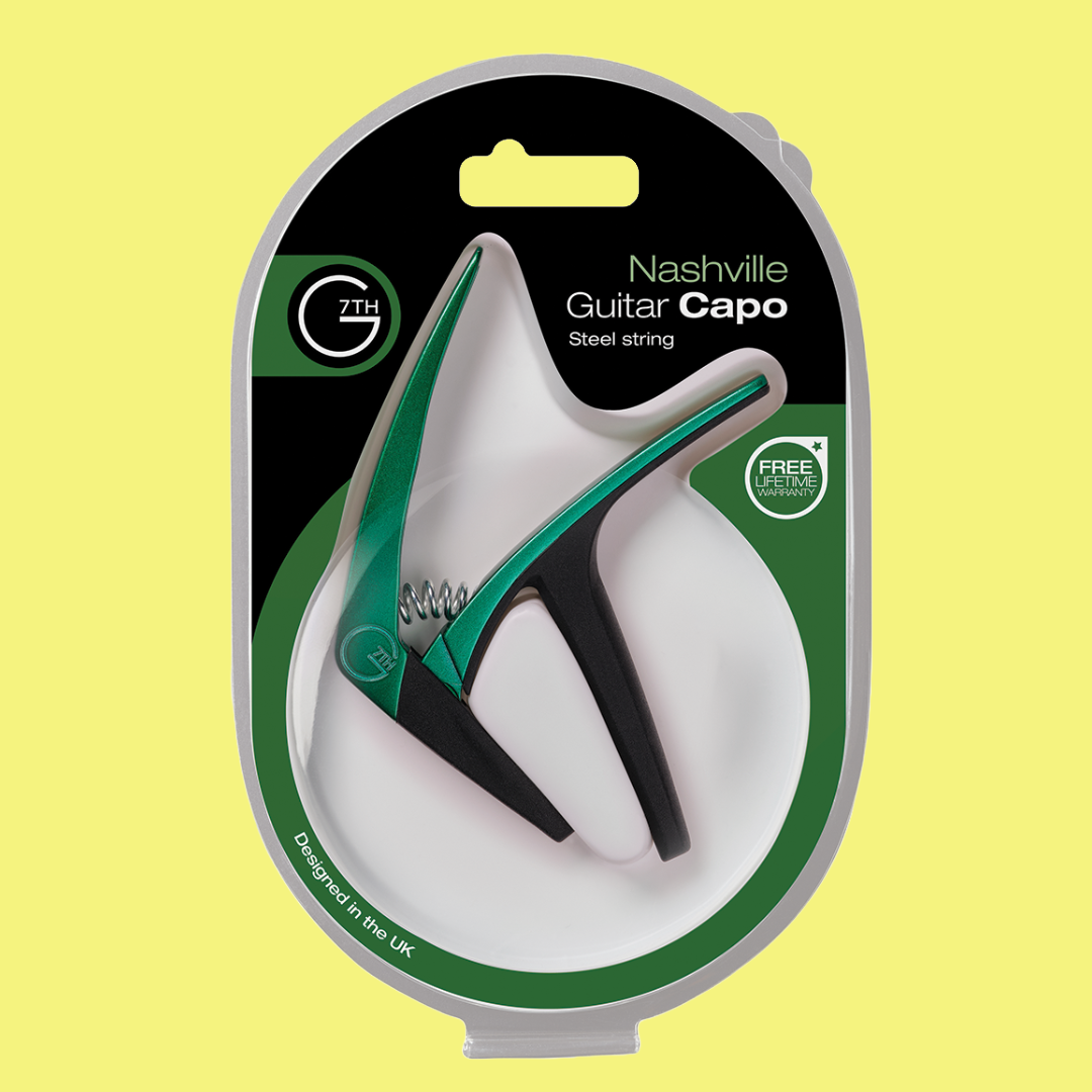 G7 Nashville 6 String Guitar Capo (Green)