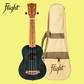 Flight NUS380 Topaz Soprano Ukulele with Gig Bag