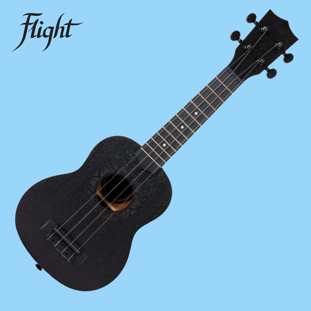 Flight NUS310 Blackbird Soprano Ukulele with Gig Bag