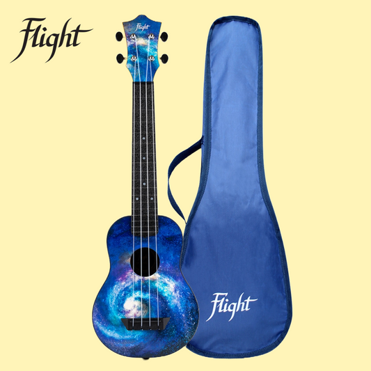 Flight TUSL40 Space Travel Concert Scale Soprano Ukulele with Travel Bag