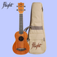 Flight DUS321 Soprano Ukulele Mahogany with Padded Gig Bag