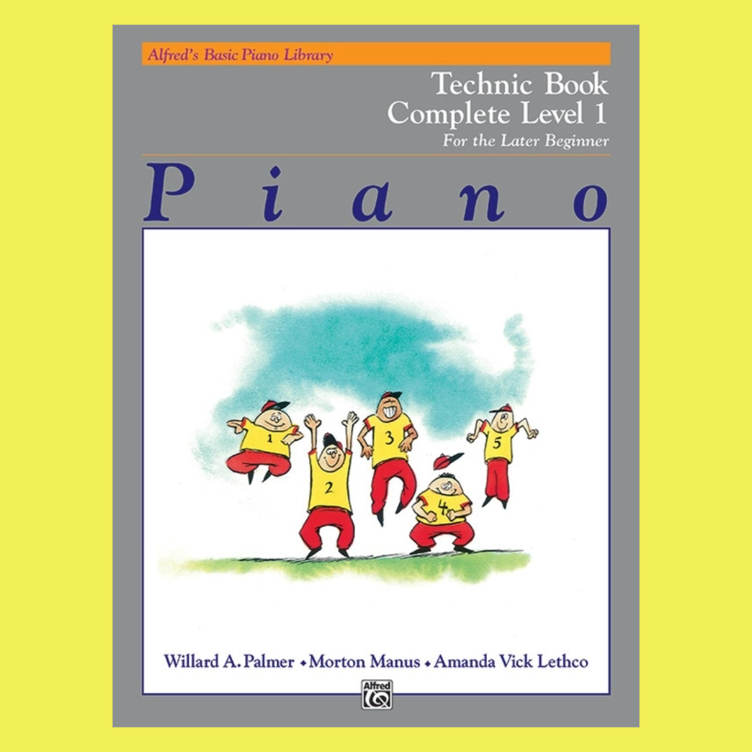 Alfred's Basic Piano Library - Technic Book Complete Level 1 (1A/1B)