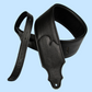 Franklin 3" Premium Black Padded Glove Leather Strap