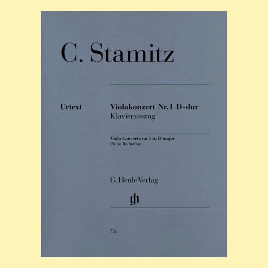 Stamitz - Concerto No 1 D Viola with Piano Accompaniment