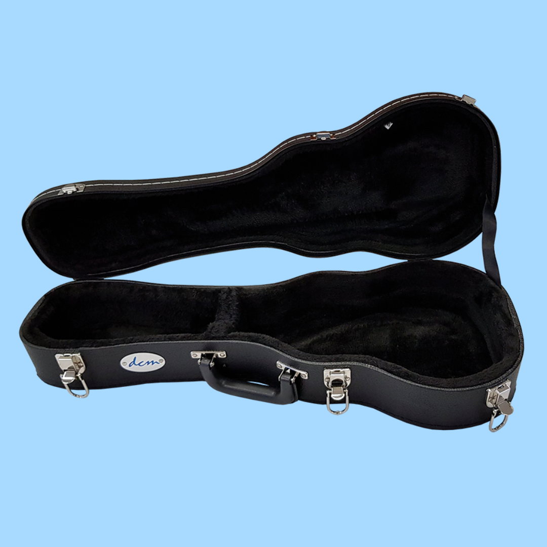 DCM Black Baritone Ukulele Wooden Case (Arrival Feb 2025)