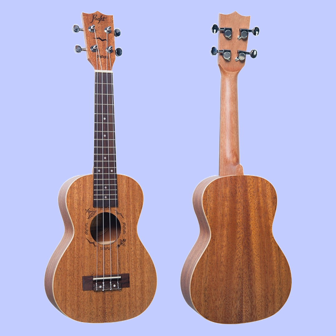 Flight DUC323 Concert Mahogany Ukulele with Padded Gig Bag