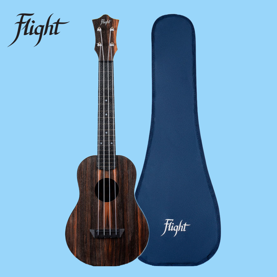 Flight - Amara Travel Concert Ukulele with Gig Bag