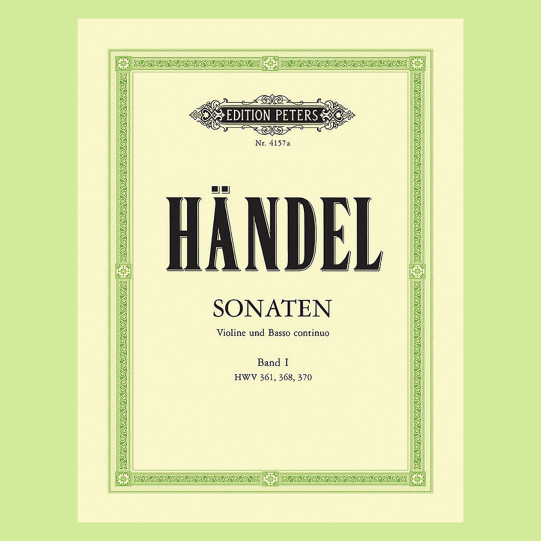 Handel - Sonatas Volume 1 Book with Violin with Piano Accompaniment