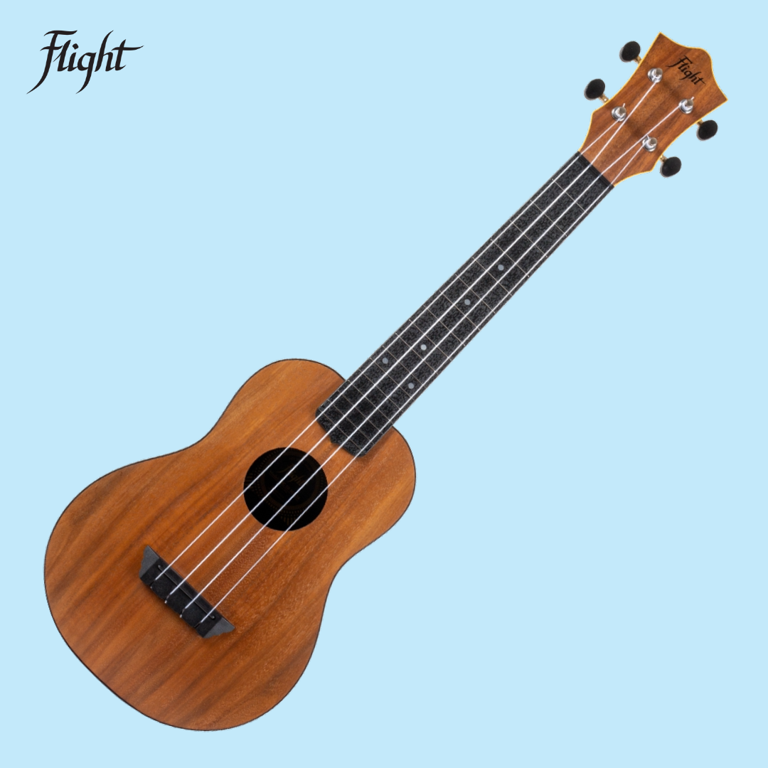 Flight TUC-55 Acacia Travel Concert Ukulele with Gig Bag