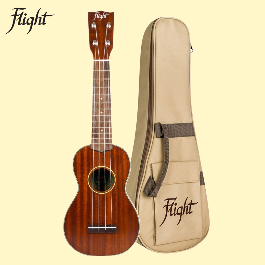 Flight MUS2 Soprano Ukulele With Padded Gig Bag