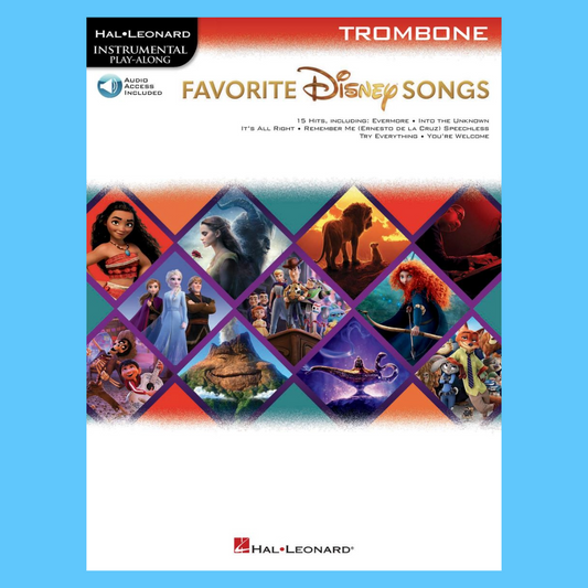 Favorite Disney Songs For Trombone - Play Along Book/Ola