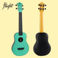 Flight TUC-35 Light Blue Travel Concert Ukulele with Travel Bag