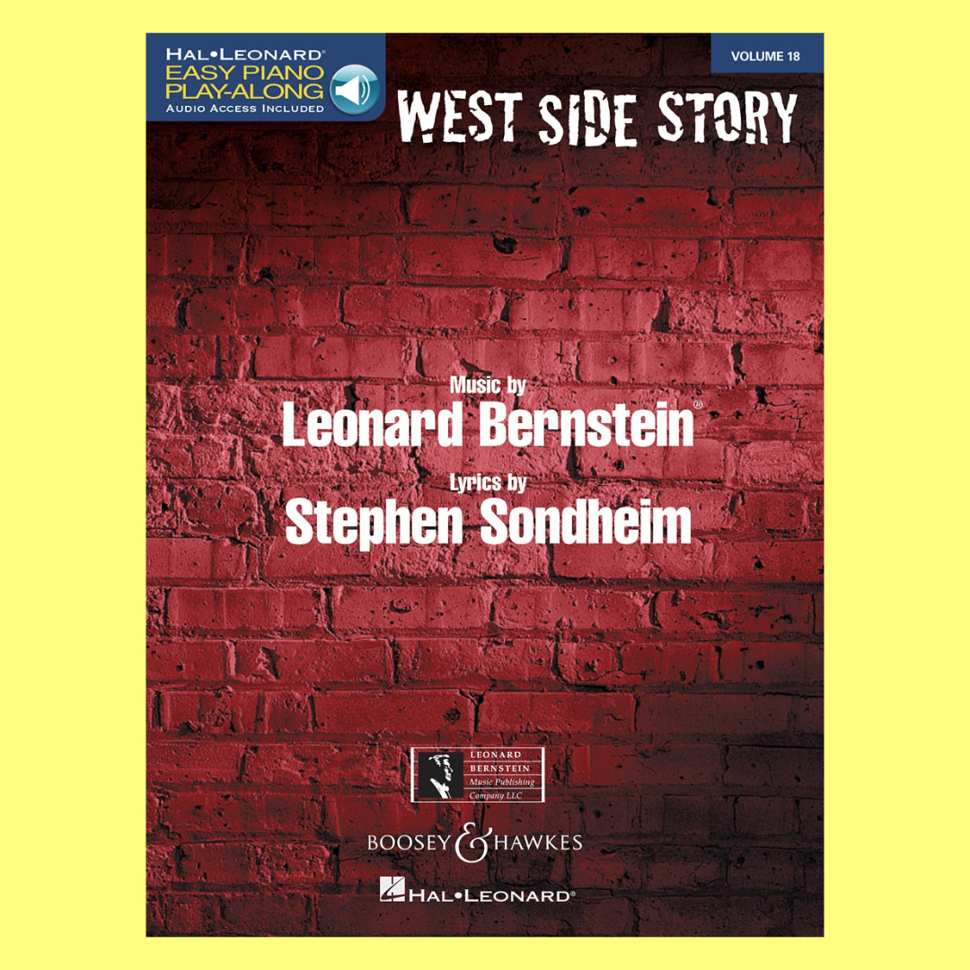 West Side Story Easy Piano Play Along Volume 18 Book/Ola